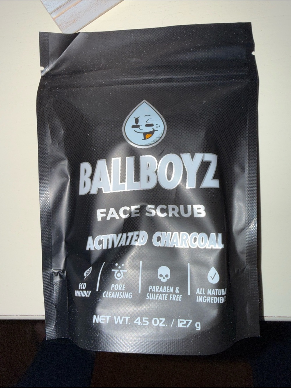 Activated Charcoal Face Scrub for Men – Black - Picture 2 of 3